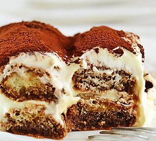 Tiramisu se zakysanou smetanou