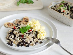 Gallo pinto karibské, základní recept