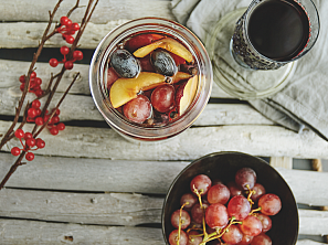 Hroznový kompot s cherry nádechem