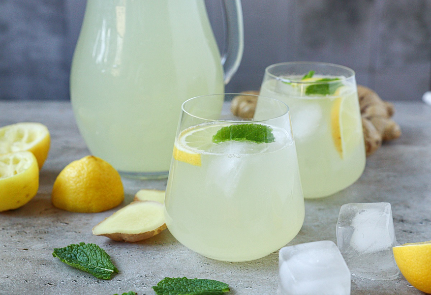 Domácí zázvorovo-citronová limonáda