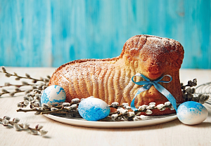 Velikonoční beránek šlehačkový