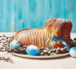 Velikonoční beránek šlehačkový