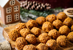 Nepečené lotus kuličky