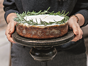 Rozmarýnový cheesecake