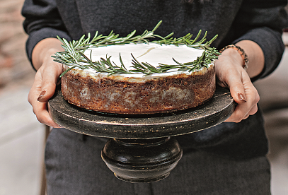 Rozmarýnový cheesecake