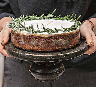 Rozmarýnový cheesecake