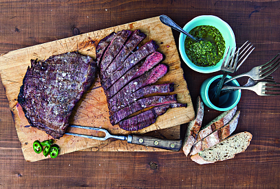 Grilovaný flank steak
