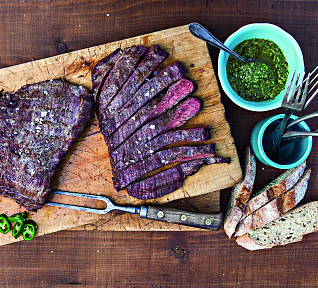 Grilovaný flank steak