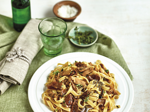 Králík na houbách